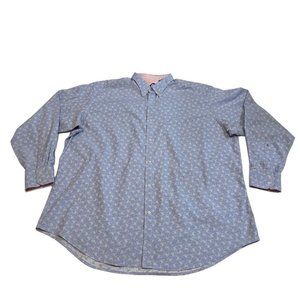 ROBERT GRAHAM Monkey Business Long Sleeve Casual Button Down Shirt Mens 3XL